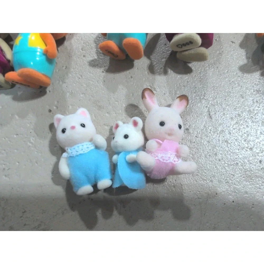 15 WoodZeez Calico Critters Forest Families Doll Lot Rabbit Mouse Hedgehog Bear